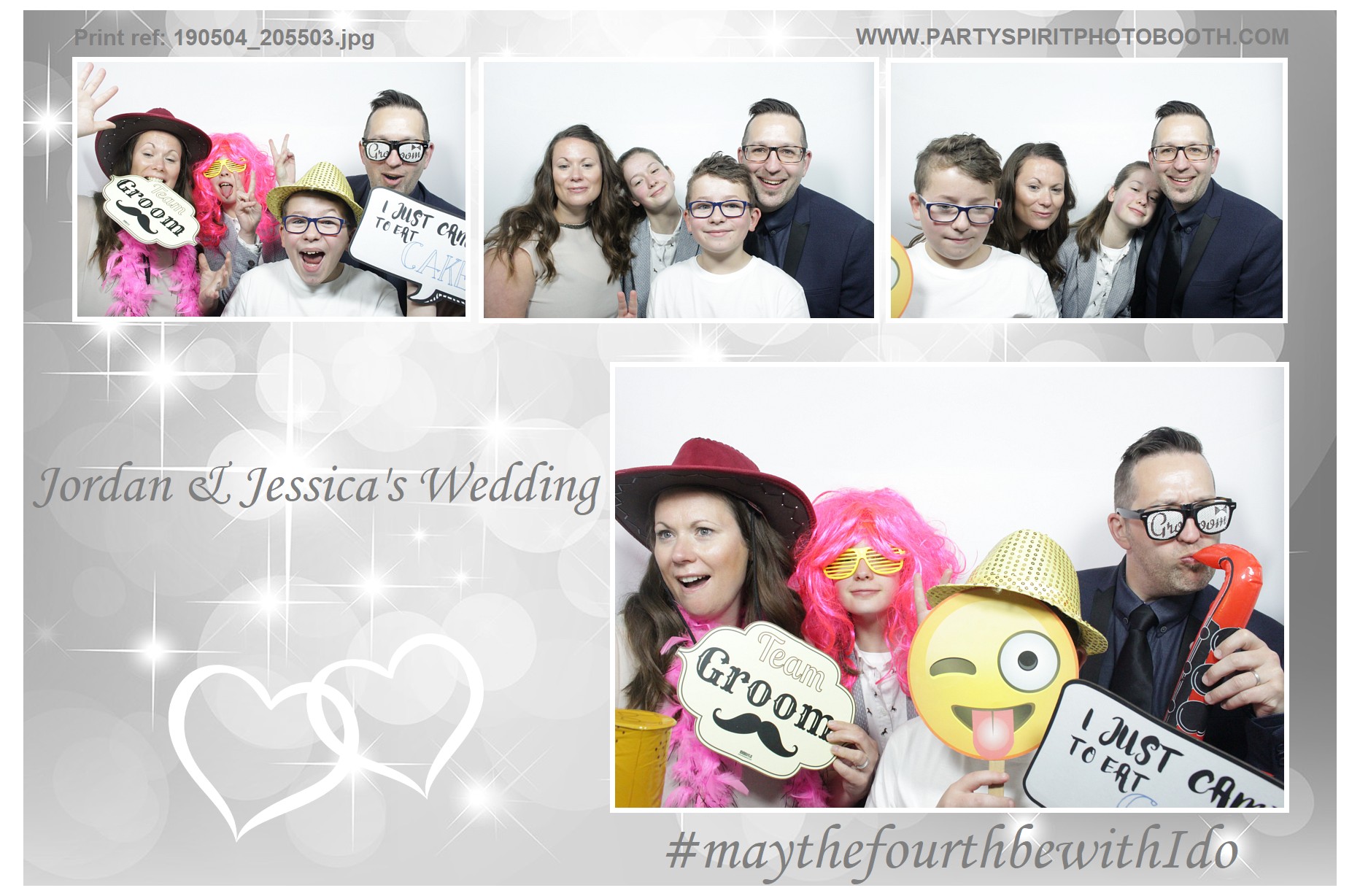 Jordan and Jessica's Wedding | View more photos from the event at gallery.partyspiritphotobooth.com/u/PartySpiritPhotoBooth/Jordan-and-Jessicas-Wedding